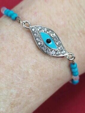 Ladies Evil Eye Bracelet For Small Wrist